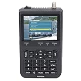 Garosa Mini-Digital-Satellitensignal-Finder-Messgerät, HD-TFT-LCD, Eingebauter 3000-mAh-Akku, TV-Empfangssysteme Zum Einstellen der Sat-Schüssel (EU-Stecker)