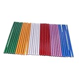 HEALSOPTHY 60 Stück Bunte Heißklebepistolen Sticks EVA Harz Schnelle Schmelze Starke Haftung DIY Bastelkleber für Handwerk Reparatur Dekoration Einfache Anwendung