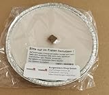 Burgenstern große Nordlicht - Flammschalen im Alutopf Outdoorkerzen mit windstabilem Fackeldocht, Brenndauer ca. 8 Std., Gartenkerzen Partykerzen Garten Terrasse (1)