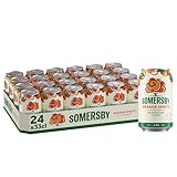 Somersby Orange Spritz Cider 0,33 l Dose, 24 Dosen fruchtiger Cider mit bittersüßem Orangen-Geschmack mit 4,5 Prozent Volumen ohne künstliche Farb- und Aromastoffe (24 x 0,33 l)