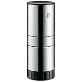 WMF Gourmet Knoblauchschneider 15 cm, Cromargan Edelstahl poliert, schneidet Knoblauch in kleine Würfel, Verschlussdeckel
