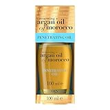 OGX Renewing + Argan Oil of Morocco Penetrating Oil (100 ml), intensives Haaröl mit Arganöl aus Marokko, Haarpflege Öl ohne Silikone, Sulfate und Parabene