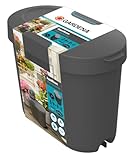 Gardena Wasserreservoir: Wasseraufbewahrung für In- und Outdoor, erweiterbar mit Verteilerrohr und Verbinder, 10,5 l (13367-20), schwarz;türkis