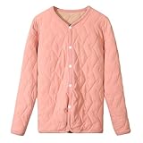 Thermounterwäsche Damen-Damen Tops Elegante Lässige Modische Warme Langarm Strickjacke Herbstkleidung (XXXXL)