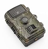 Technaxx Wildcam 1080p FullHD, Sicherheits-Wildkamera TX-256 für Wildtierbeobachtung mit 2'-Display, Nachtsicht, PIR-Bewegungssensor, 38 IR-LEDs, IP66, MicroSD-Unterstützung, 0,3 s Auslösezeit