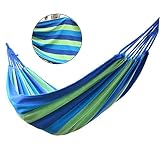 INOOMP Gartenhängematte Schaukel im Freien Hängematte im Freien Portable Hammock einzelschaukel Camping-Schaukel travel Hammock Outdoor-Schaukel Blaue Schaukel Entspannungs-Schaukel