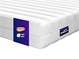Traumnacht Basic XXL 2 in 1 Duo - orthopädische 7- Zonen Kaltschaummatratze, Härtegrad 2 und 3, Öko-Tex zertifiziert, 90 x 200 cm, Höhe 22 cm, produziert nach deutschem Qualitätsstandard