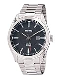 Lorus Herren-Uhr Solar Edelstahl mit Metallband RX333AX9