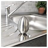 Wilhelm Sell® Edelstahlseife 18/10 rostfrei - hygienischer Geruchsneutralisierer - Edelstahl-Ei zur Geruchsentfernung - Reinigungsblock für Hände & Füße - magische Desodorierungsseife (Seifen-Ei)