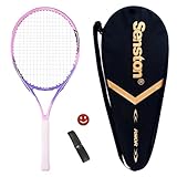Senston Tennisschläger 25 One-Piece-Design Tennis Schläger Set mit Tennistasche,Overgrip,Vibrationsdämpfer