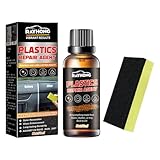Lovehomily 50 ml Kunststoff-Erfrischungsbeschichtungsmittel, Back to Black Gloss, Reinigungsmittel für Autosanierung, Kunststoffteile, Aufarbeitungsmittel, revitalisierendes Beschichtungsmit