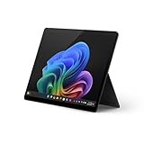 Microsoft Surface Pro (Netzteil separat erhältlich) | Copilot+ PC | 13” OLED Touchscreen | Snapdragon® X Elite (12 Kerne) | 16GB RAM | 512GB SSD | neuestes Modell, 11. Edition | Schwarz