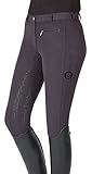 PFIFF 102235 Damen Reithose -Yasmin- mit Silikon-Grip Besatz, Anthrazit 40