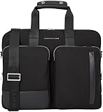 Tommy Hilfiger Herren Laptoptasche Business Nylon mit Außentaschen, Schwarz (Black), Einheitsgröße