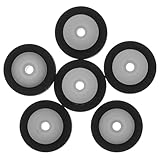 HYTROVE 6 Stück Teiliges Andruckrollen aus Kunststoff für Kassettendeck Andruckrolle Ersatzteil für Stereoanlage Musikanlage mit Stabilem Reibrad für Tonbandgerät und Tragbare