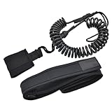 Snowboard Sicherheitsleine mit Schnur | Surfausrüstung | Schnellspanner Befestigungsgurt Mit Rückholfunktion Für Surfen Paddleboarding Kajakfahren