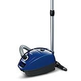 Bosch Staubsauger mit Beutel GL-30 BGL3B110, Bodenstaubsauger, Hygiene-Filter, für Parkett, Teppich, Fliesen, langes Kabel, Polster-Düse, Fugendüse, platzsparend, 650 W, blau