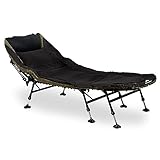 CampFeuer Karpfenliege XXL 210 x 85 x 45-60 cm | höhenverstellbare und stabile Karpfenliege mit 8 Beinen | faltbares Feldbett, Campingbett, Karpfenliegen, Feldbett bequem, gepolstert