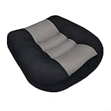 TDCuizent Sitzkissen und Erhöhungsmatte für Erwachsene, ergonomisches Polyester und PP-Baumwolle, Autositzpolster für zusätzlichen Komfort und verbesserte Sichtbarkeit, passendes Innenzubehör