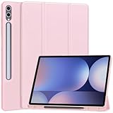 Schützende Tablet-Hülle Kompatibel mit Samsung Galaxy Tab S10 Plus 12,4 Zoll 2024 SM-X820 Hülle, ultradünne Hülle Compatible with Galaxy Tab S10+, automatische Wake-Sleep-Funktion, weiche TPU-Schutzhü
