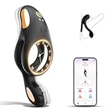 Penisring Vibrator Sex Spielzeug für Paare Extrem Sex, Penis Ring Sex Spielzeug für die Männer Solo, Cockring Erotisches Sex Spielzeug für die Paare Klitoris, Dual Penisringe mit 10 Vibrationsmodi