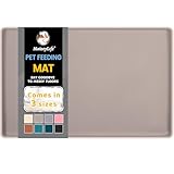 MateeyLife Napfunterlage Hund Groß, Napfunterlage Katzen, Hundenapf Kleine Hunde, Silikon Unterlage Hundenapf Grosse Hunde, rutschfeste Unterlage Katzennapf, Katzen Futternapf Unterlage, 45 x 30 cm