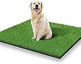 STARROAD-TIM 80*100CM Kunstrasen Outdoor Hundeklo für Zuhause Hundetoilette Wohnung Hundetoilette Balkon Wiederverwendbare Trainingsunterlagen für Hunde Waschbar Haustier-Urinunterlage Rasen Dekoratio