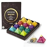 Creano Premium Bio Kräutertee Geschenkset „ORGANIC HERBAL TEA“ - 12 Pyramiden-Teebeutel in 9 unterschiedlichen Sorten - 30g - NEUHEIT 2024*