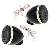 Rebellious Fahrzeug Center Lautsprecher Mitteltöner Klangverbesserung Geringe Verzerrung Einfache Installation Für Auto Sound Enthusiasten Pendler Auto Lautsprecher