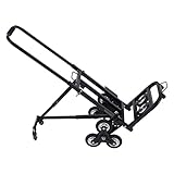 Treppensackkarre Sackkarre Klappbar, 150kg Tragkraft, Treppensteiger für Umzüge und Baustellen, Robust & Vielseitig