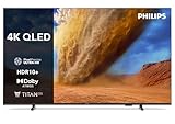 Philips 50PUS7800 4K LED Smart TV - 50 Zoll Display mit Pixel Precise Ultra HD, Titan OS Plattform und Dolby Atmos Sound - Funktioniert mit Alexa und Google Sprachassistent