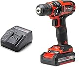 Einhell Akku-Bohrschrauber TC-CD 18/35 Li (1x1,5 Ah) Power X-Change (Lithium Ionen, 18 V, Drehzahl-Elektronik, LED-Beleuchtung, Softgrip, inkl. 1,5 Ah PXC-Akku, Ladegerät + Aufbewahrungskarton)