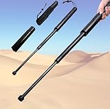 Teleskop-Wanderstock aus Aluminium, einstellbare Länge 110–125 Zentimeter, geeignet zum Wandern