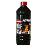 La zappa Feueranzünder, flüssig, für Grillöfen und Kamine, 1 l