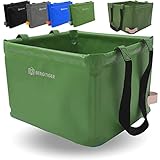 BERGTIGER® Faltschüssel Camping 18L / 21L mit EXTRA GRIFF I Faltbare Outdoor Spülschüssel & Spülwanne I Waschschüssel faltbar zum Abwaschen I robustes Camping Zubehör