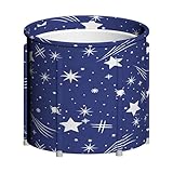 Faltbare Badewanne für Erwachsene, tragbar, großes Badezimmer, für zu Hause und im Freien: komfortable Entspannung mit warmhaltendem Design, einfache Lagerung