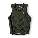 Pit + Barrel Wake Surf Co. Herren-Neopren-Wakesurf-Schlagweste für Bootfahren, entworfen für Wake-Surf und Skimboard, aber ideal für alle Wassersportaktivitäten. Leicht, langlebig und zeitlos.