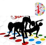 YCVBCY Drehspiele Bodenspiel mit Spielmatte für Kinder und Erwachsene Kindergeburtstagsspiele ab 6 Jahren, Bodenspiel mit Spielmatte Drehspiele Familienspiel