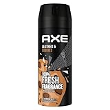 Axe Bodyspray Leather & Cookies Deo ohne Aluminium sorgt 48 Stunden lang für effektiven Schutz vor Körpergeruch 150 ml