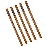 Chinesische Bambusflöte, Xiao, Holzblasinstrument, traditionelles vertikales Flöten-Set, 5 Stück