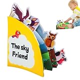 Knisterbücher – Stoffbücher Für Babys | Tierbücher Spielzeug | Weiches Buch | Weiche, Knisternde Stoffbücher Zum Anfassen Und Fühlen, Quietschende Aktivität, Früherziehungsspielzeug Für Babys Im Alte