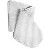 Amilian Stillkissenbezug 170 cm - Ersatzbezug für Stillkissen; Schwangerschaftskissen - Bezug für Seitenschläferkissen - waschbar mit Reißverschluss - Nachtnebel