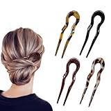 French Pin, French Hair Pin Französische Haarnadeln u Förmige Haarnadel Groß French Twist Hair Pin für Damen Styling Haar Accessoires