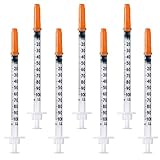 10 Stück 1 ml/cc Plastiktube 29G (0,33 x 12,7mm), Mehrzweck-Messwerkzeuge, Einzeln verpackt (29G 1/2')