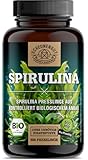 Spirulina -6000mg je Tagesdosis- 600 Tabletten - WICHTIG: 100% BIO zertifiziertes Spirulina aus Australien I Laborgeprüft und Vegan -Deutsche Produktion- SCHEUNENGUT®