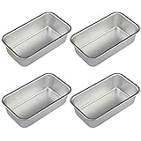 QRTTLY Kastenform aus Aluminiumlegierung, rechteckig, antihaftbeschichtet, für Küche, Esszimmer, Bar, 4 Stück