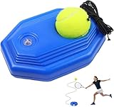 Bounce Back Tennis, Tennistrainer-Set mit Tennisball, Rebound-Bälle, Tennis-Trainingsausrüstung mit Seil und Anti-Rutsch-Trainer-Basisbrett, for Solo-Training for Erwachsene, Kinder, Spieler, Anfänger