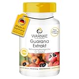 Guarana Extrakt 300mg - 120 Tabletten - hochdosiert & vegan | Warnke Vitalstoffe - Deutsche Apothekenqualität