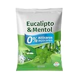 Bonbons mit Eukalyptus- und Mentholgeschmack, 0% Zucker, 12er-Pack