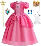SYoimy Prinzessinnen-Kostüm für kleine Mädchen, Kinder, Halloween, Cosplay, Geburtstagsparty, Prinzessinnenverkleidung, 5 Jahre, 6 Jahre